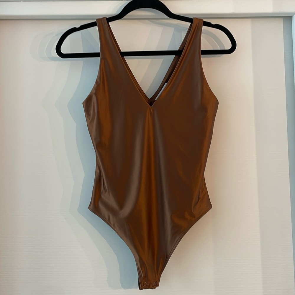 Aritzia Babaton V-Neck Bodysuit